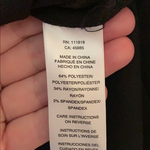 Michael Michael Kors Black long sleeve shift dress - Picture 4 of 4